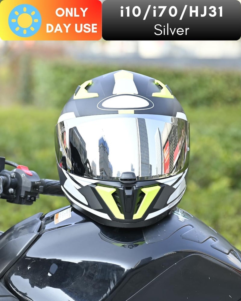 Logto Replacement Motorcycle Helmet Shield for I10 I70 HJ-31 Helmet Visor Shield Anti-Scratch Wearproof Windproof Universal Helmet Accessories - Image 2